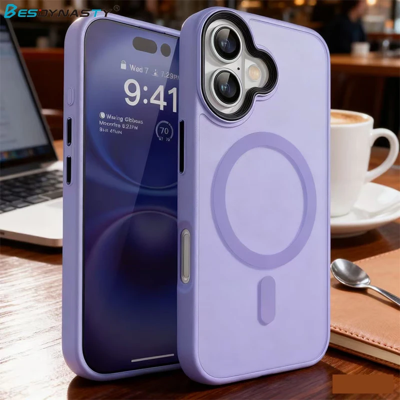 Magsafe Magnetic Luxury Armor Shockproof Matte Transparent Hybrid Case