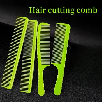 Pettine per capelli verde Pettini per styling professionale Barbiere Parrucchiere Spazzola per capelli Parrucchiere Spazzola per capelli lunghi da donna 1