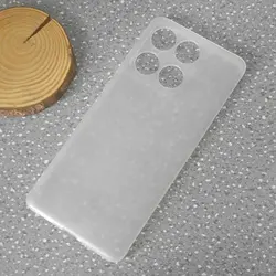 Custodia per telefono in silicone trasparente nero opaco e satinato, cover protettiva in TPU