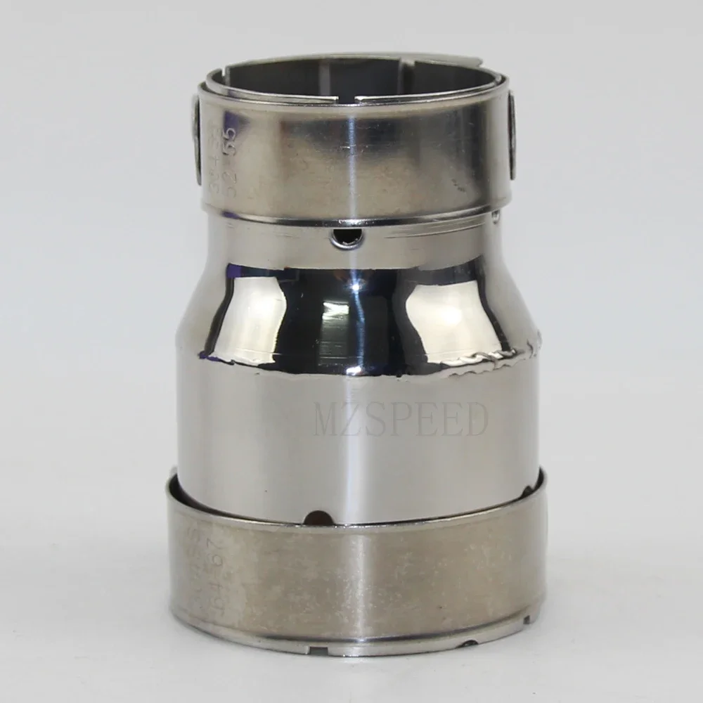 Universal Car Stainless Steel Exhaust Reducer Connector Pipe Tube 54mm out 66mm Outer diameter exhaust pipe pipe fitting round pipe fitting stainless steel pipe