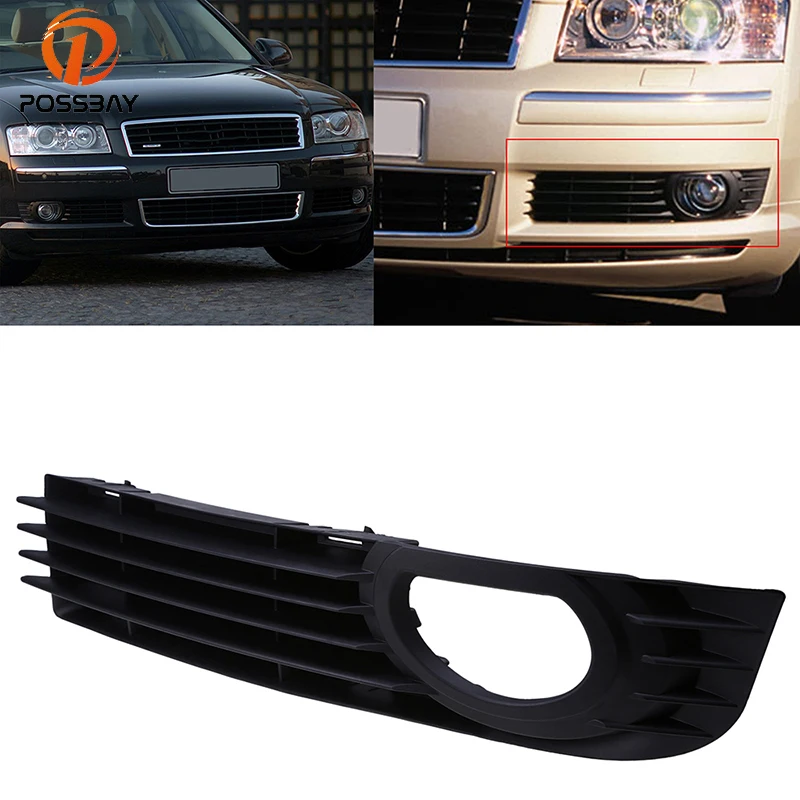 Possbay Black Grills Auto Car Front Bumper Grill Grille Fit For Audi A8