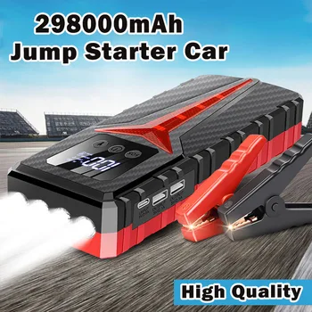 Jumper Car Starter 298000mAh Caricabatteria di alta qualità Accumulatori e caricabatterie di emergenza per veicoli a gas e diesel Spedizione veloce