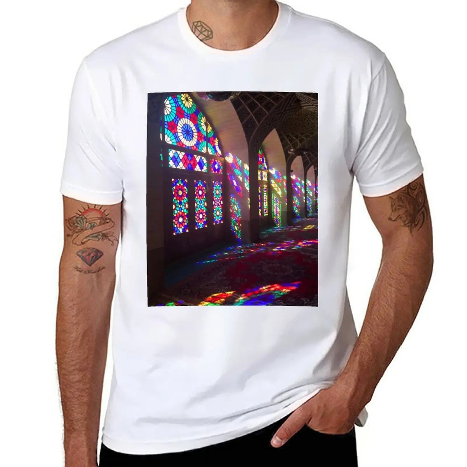 

New Pink Mosque Iran T-Shirt tops cute tops mens plain t shirts