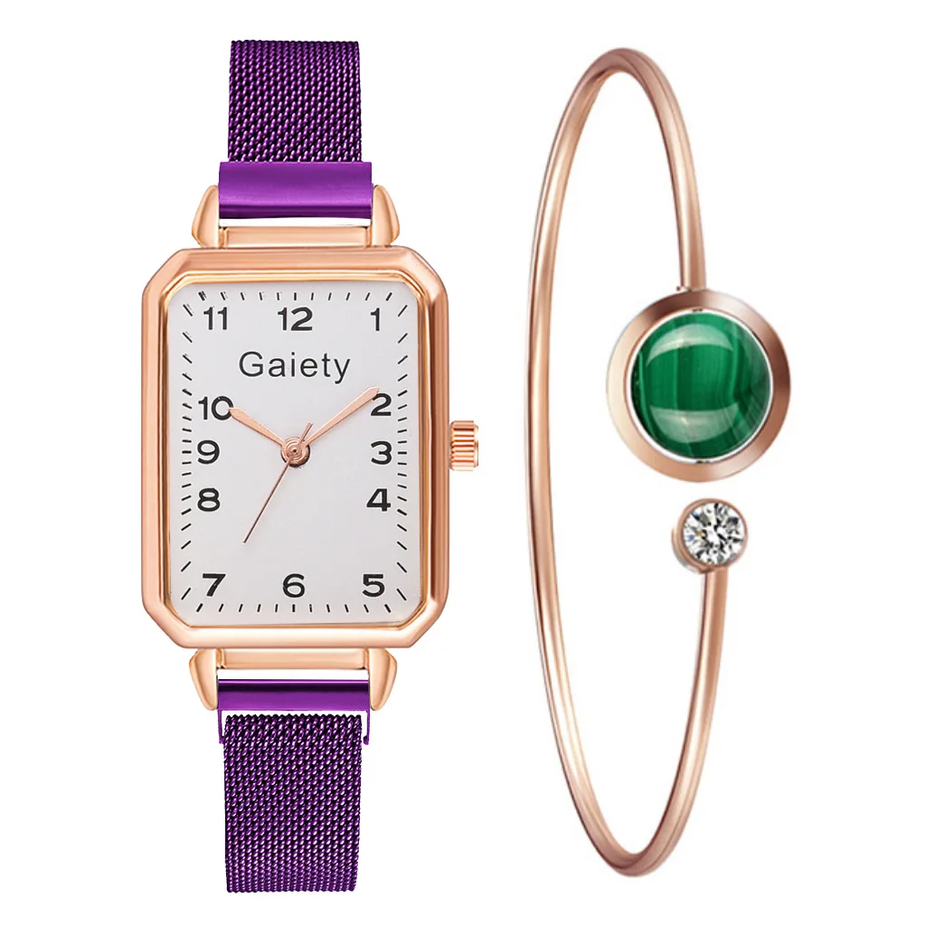

2022 Mesh Strap Ladies Watch Temperament Ladies Mesh Strap Magnet Buckle Quartz Watch Bracelet Relogios