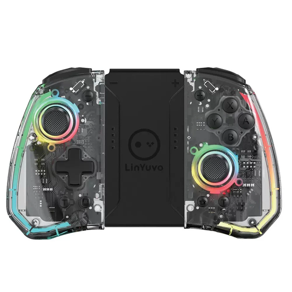 LinYuvo KS40 Transparent JoyCon for Switch&Lite&OLED Wireless