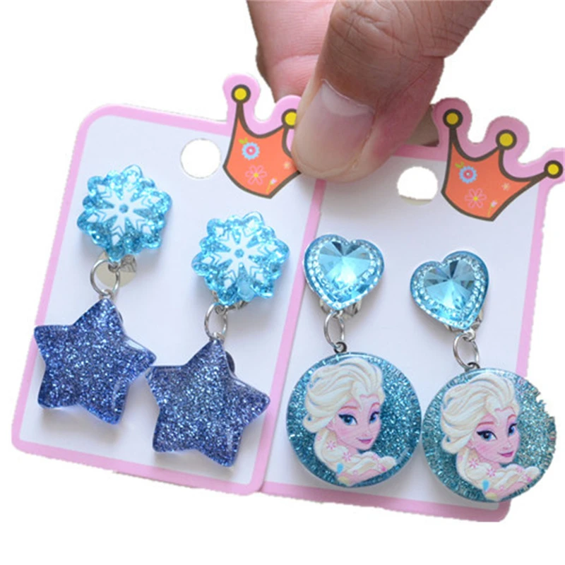 Disney Earrings Children's Cute Cartoon Ear Clips Without Ear Holes