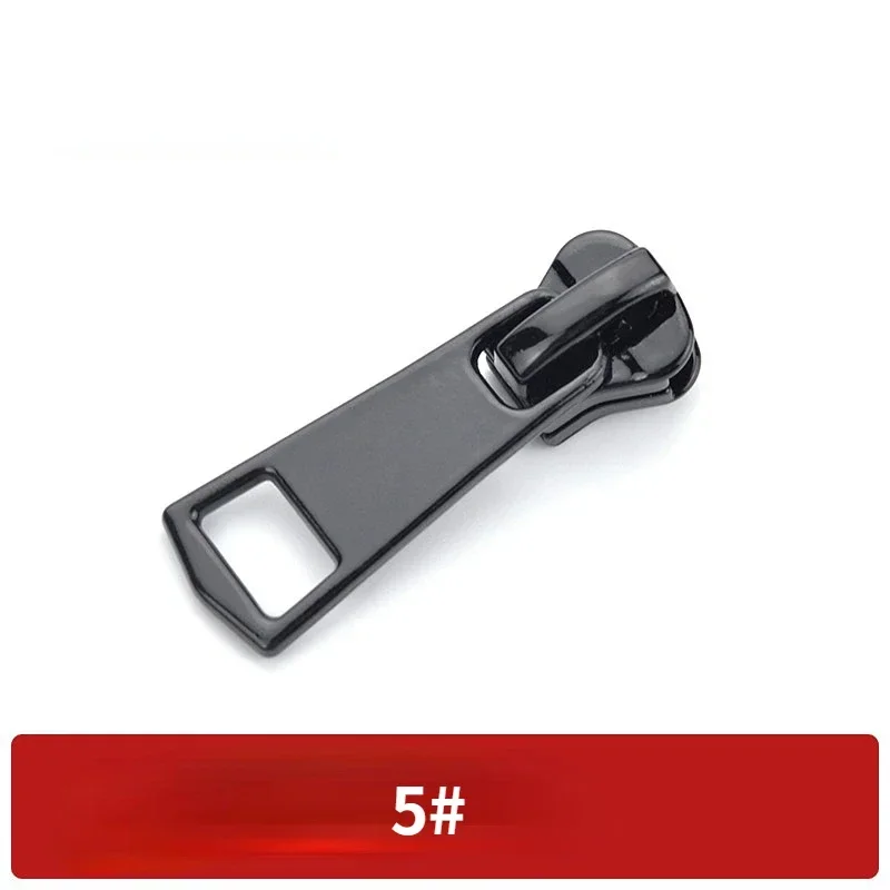Zipper Sliders 5PCS Metal Zipper Sliders for Resin Teeth Zippers 3#/5#/8# Black Auto Lock