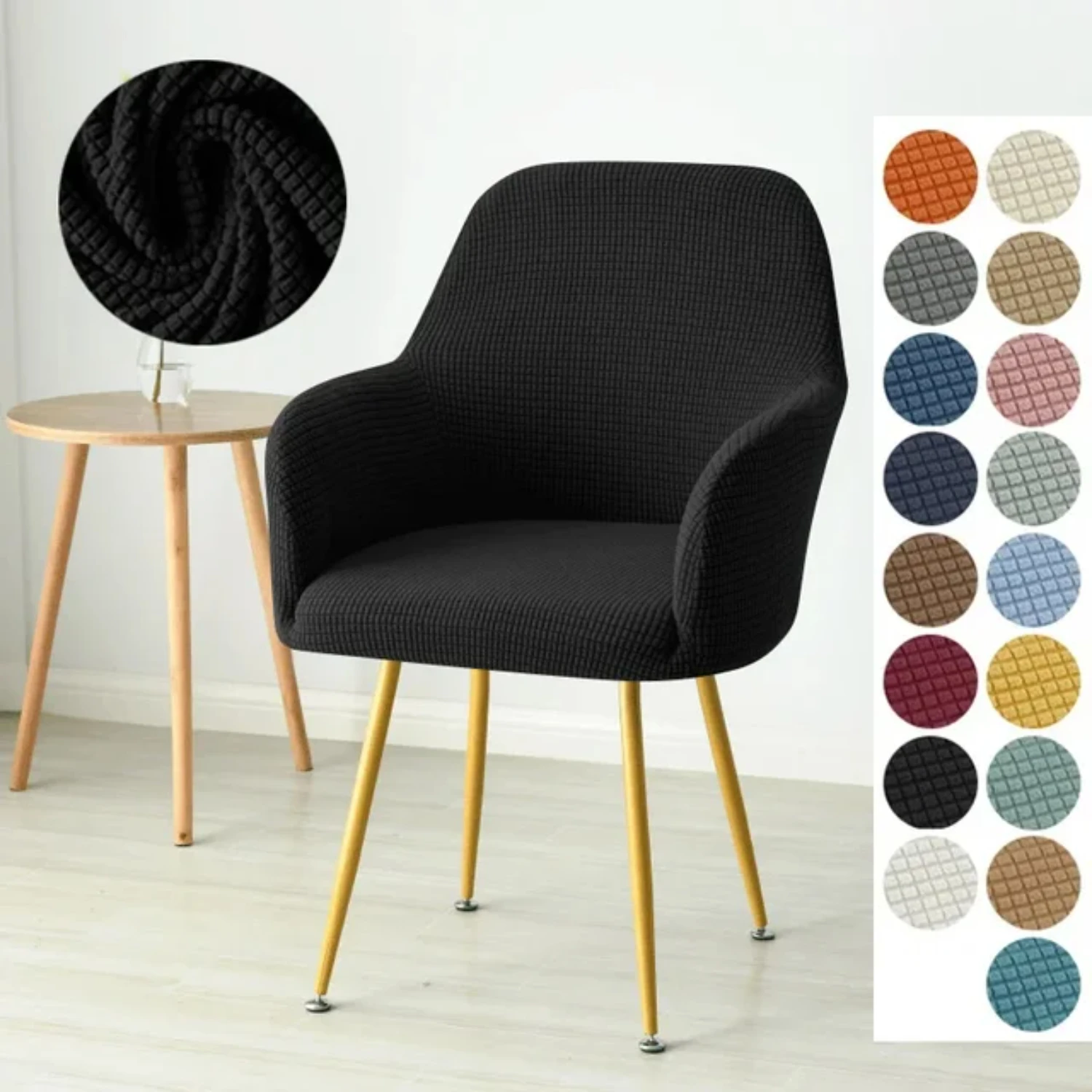 Black Chair Cover