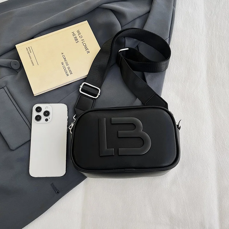 Pu Shoulder Bag Trendy And Personalized Solid Color Camera Bag Fashionable And Simple Portable Crossbody Bag 5