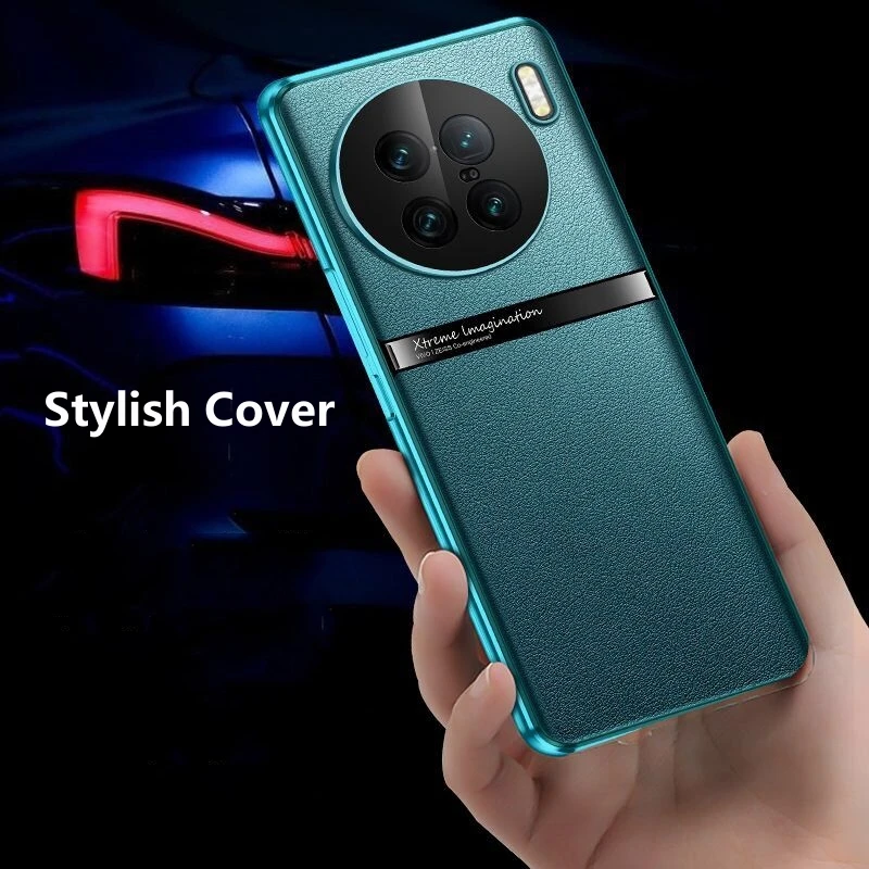 360 Full Cover For Vivo X90 Pro Plus Case Tempered Glass Flip