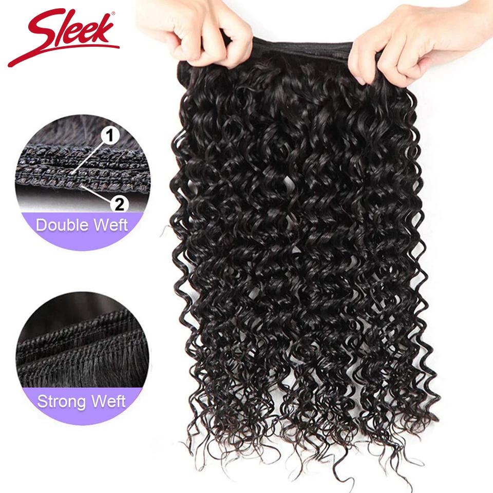 Sleek Water Bundles Human Hair Bundles 28 inches Remy Hair 1 3 4 Peruvian Weave Human Extensions Deep Wave
