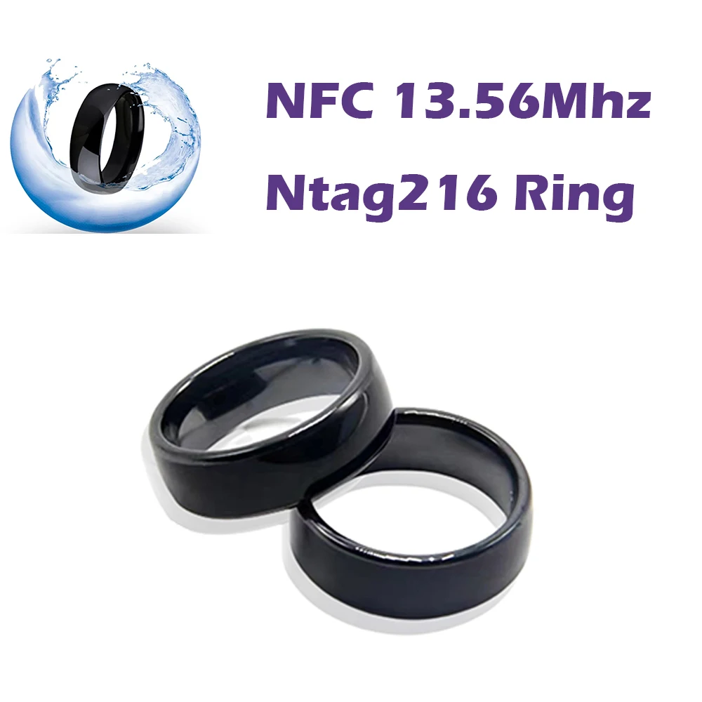 1pcs-RFID-Smart-Chip-Ntag216-Ring-Rewritable-Tag-13-56MHZ-Replica-Badge ...