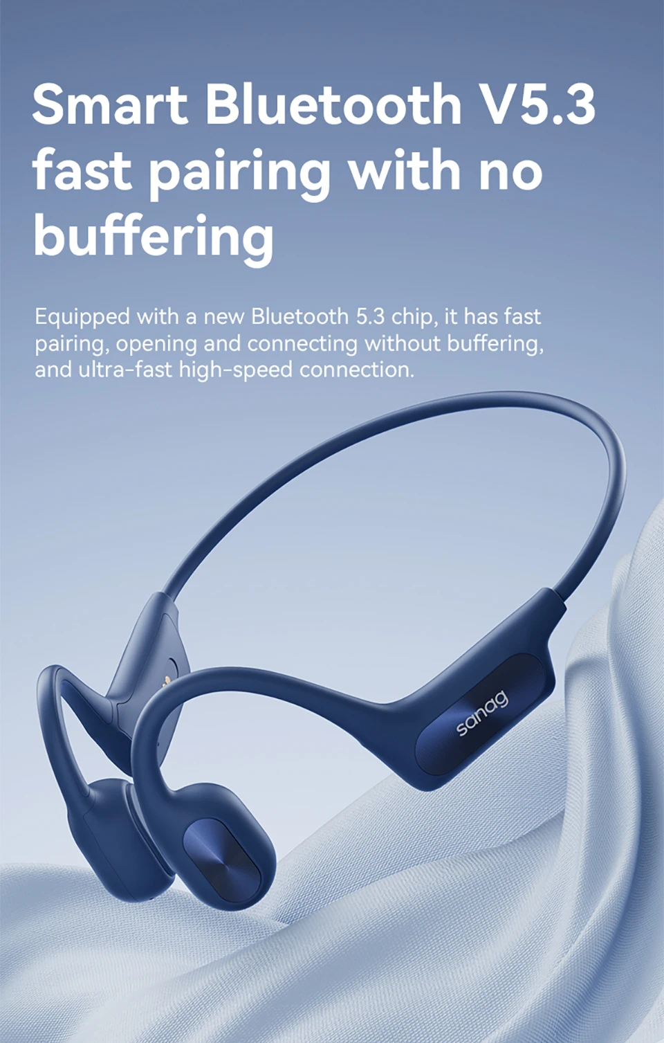 Sanag A50S Pro Bone Conduction Wireless Earphones description image 6