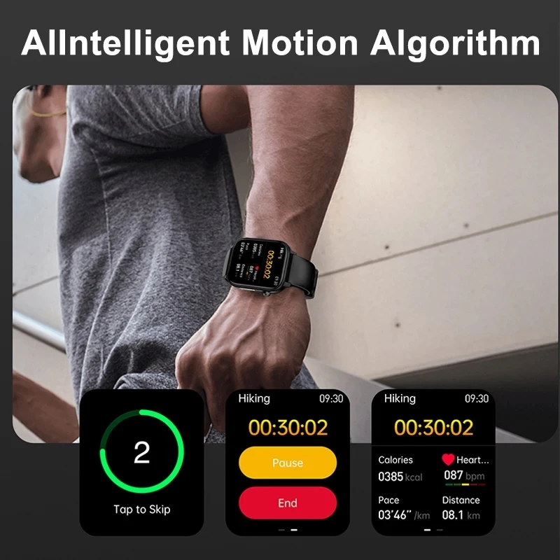 2024 New Men Uric Acid Blood Fat Smart Watch Men Blood Sugar Ecg+ppg Blood Pressure Bluetooth Call Sports Health Monitor Watches, Alina Gadgets