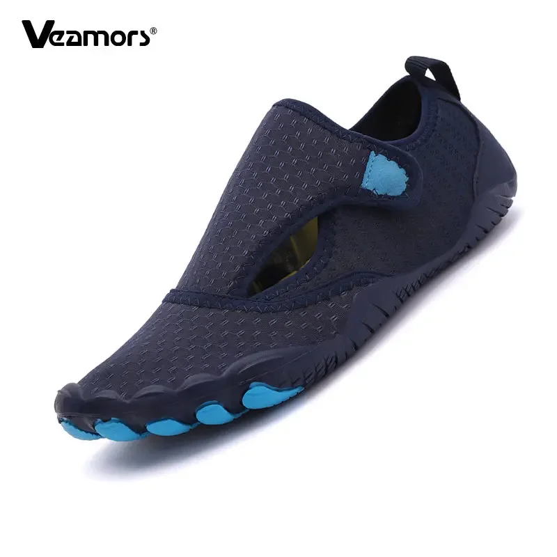 Male Outdoor Barefoot Sports Water Sneaker Men Women Aqua Shoes Quick Dry Beach Upstream Wading Shoes Seaside River Footwear