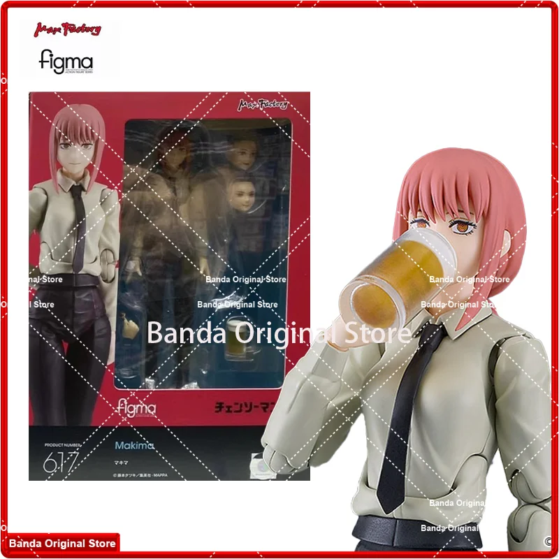 100% In Stock Original Figma 617 Chainsaw Man Makima Anime Action