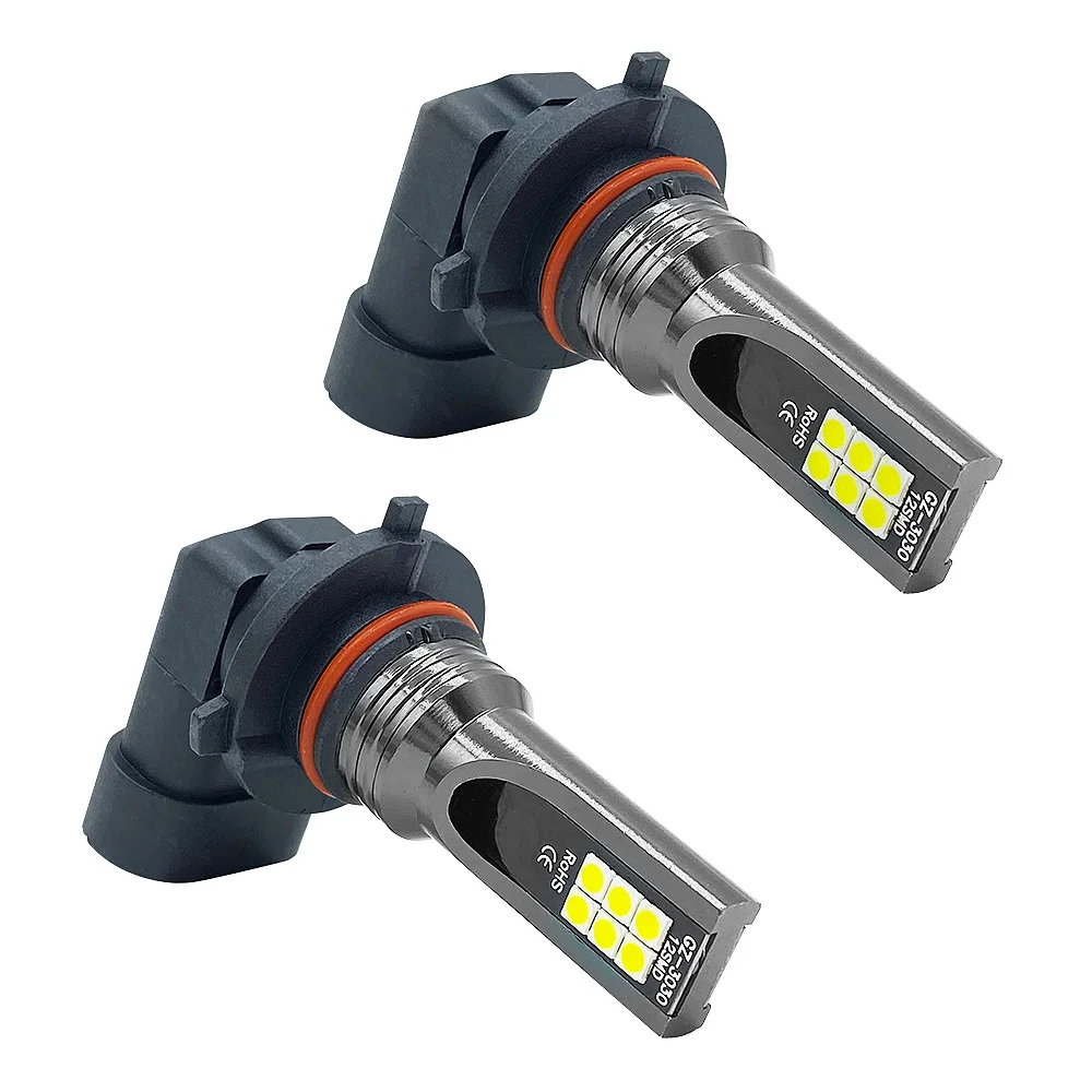 2Pcs 9005 HB3 9006 HB4 LED 자동차 안개등 헤드 라이트 전구 H4 H7 H16 H8 H9 H11 12000Lm 슈퍼 밝은 운전 러닝 라이트 12000K