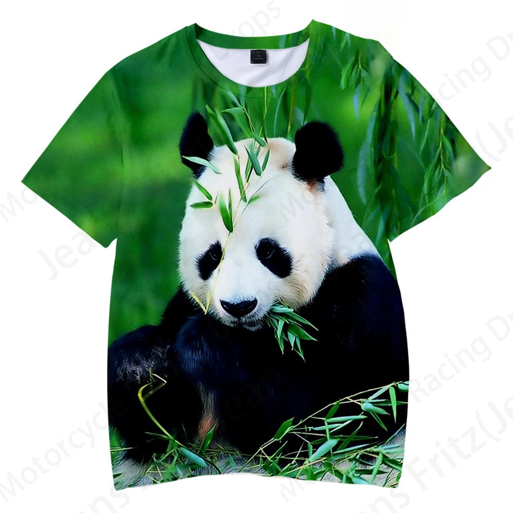 

Summer Women T-shirt 3d Panda Print Tshirt Women Fashion T-shirts Animal T Shirt Funny Tops Tee Kawaii Cute Tops Unisex Camiseta