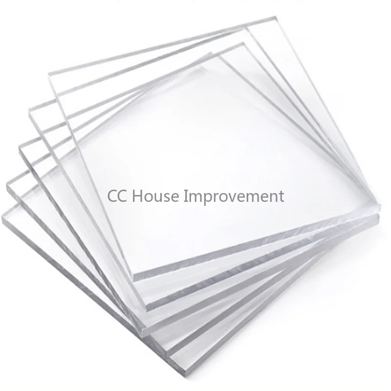 Width 50mm Clear Acrylic Sheet Transparent Plastic Board for Picture Frame Glass Replacement Project Display Painting