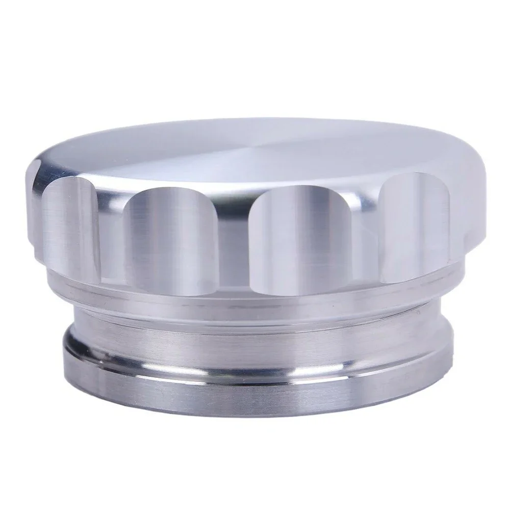 Aluminium Alloy Weld-On Filler Neck and Cap for Oil, Fuel, and Water Tanks - Silver Replacement Accessory