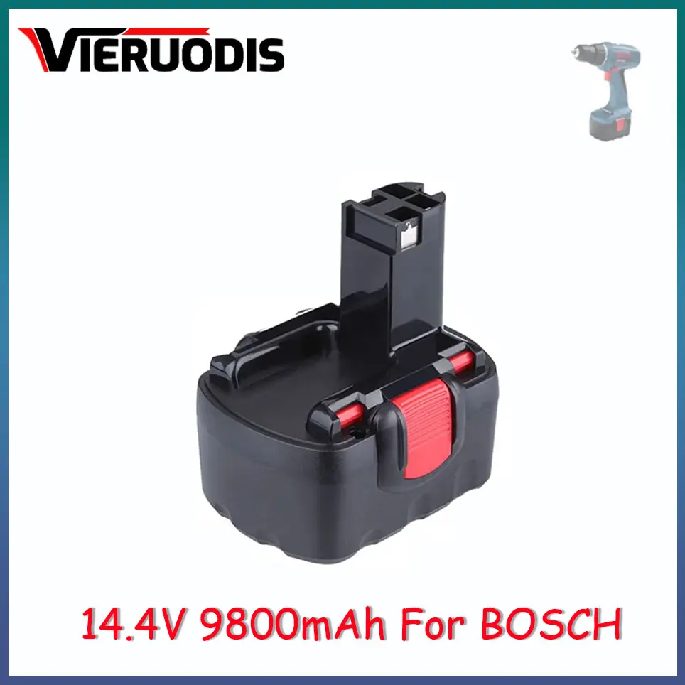

4.8/6.8/9.8Ah 18V Remplacement Battery for Bosch BAT025 BAT026 BAT160 2607335277 2607335535 2607335735 PSR 18 VE-2 GSR