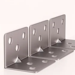 20-Piece Stainless Steel Right Angle Bracket Set for Furniture and Cabinets (20pcs)