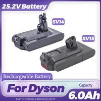 25.2V 6.0Ah Battery for Dyson SV14 SV15 Serie Vacuum Cleaner Fluffy V11 Absolute Extra V11 Absolute V11 Animal 970145-02 Battery 1