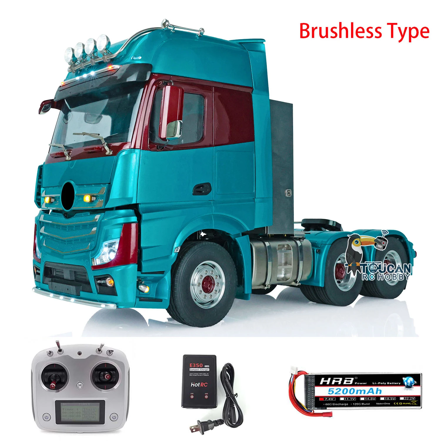 LESU 1/14 RC Tractor Truck for 1851 3363 RTR Cars With Remote Controller Receiver Toys 2-in-1 Motor ESC System THZH1382-SMT3 3