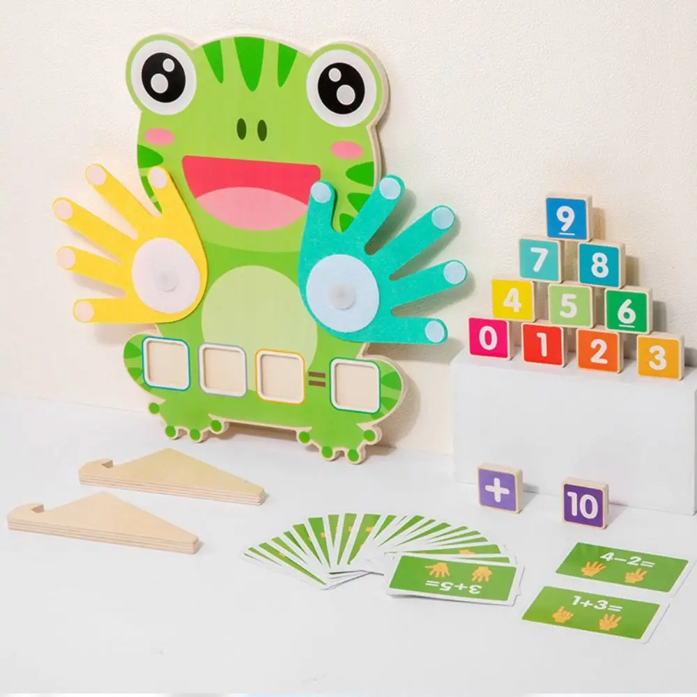 Montessori Frog Finger Operation Kids Toy Educational Toys Model Frog Finger Numbers Math Toy Portable DIY