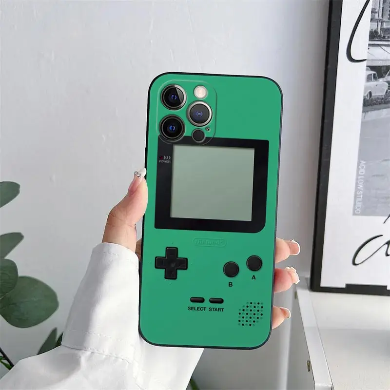 Vibrant Handheld Gaming-Themed Phone Case