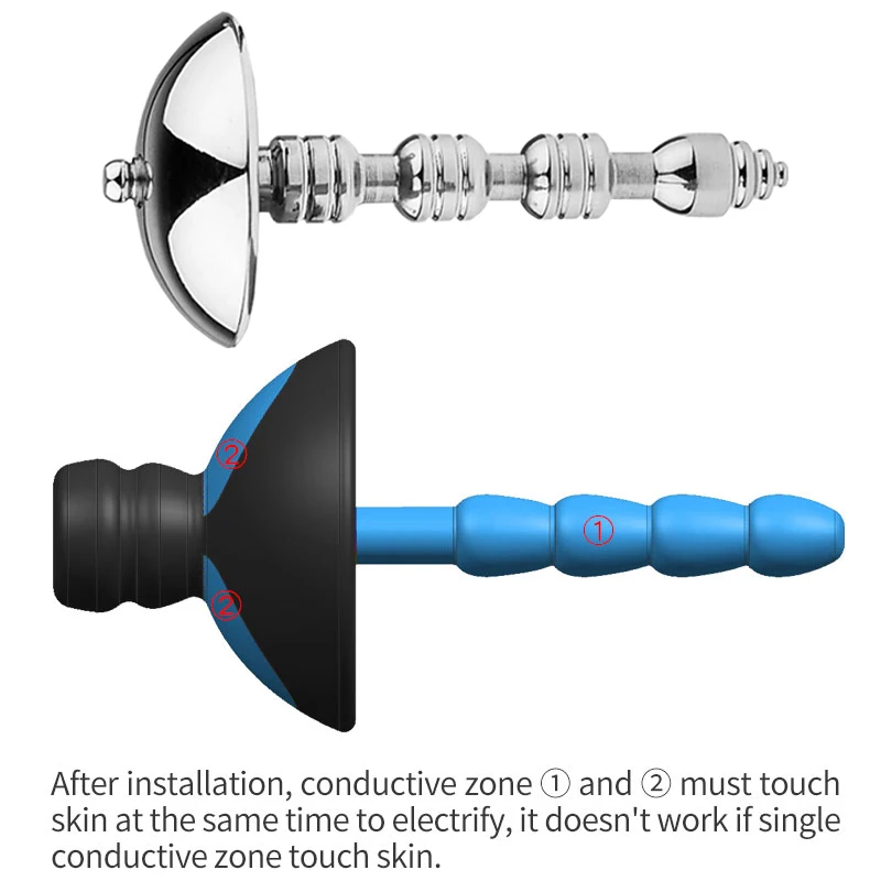 E-stim Penis Rod Electro Shock Urethral Sounding Plug Bdsm Medical Accessories For Men Prostate By Electric Stimulation Sex Toy