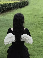 Angel Wing Adjustable oulder Strap Bapa Versatile Outdoor Photoaphy Props Con Bag Synthetic Leather Bapa