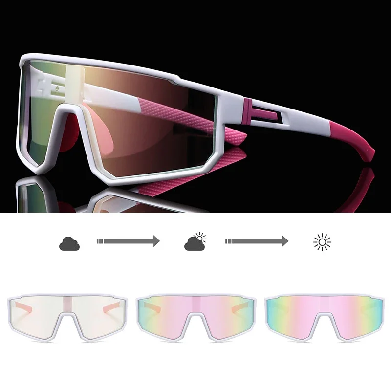 Photochromic Sports Sunglasses for Outdoor Activities - UV400 Protection