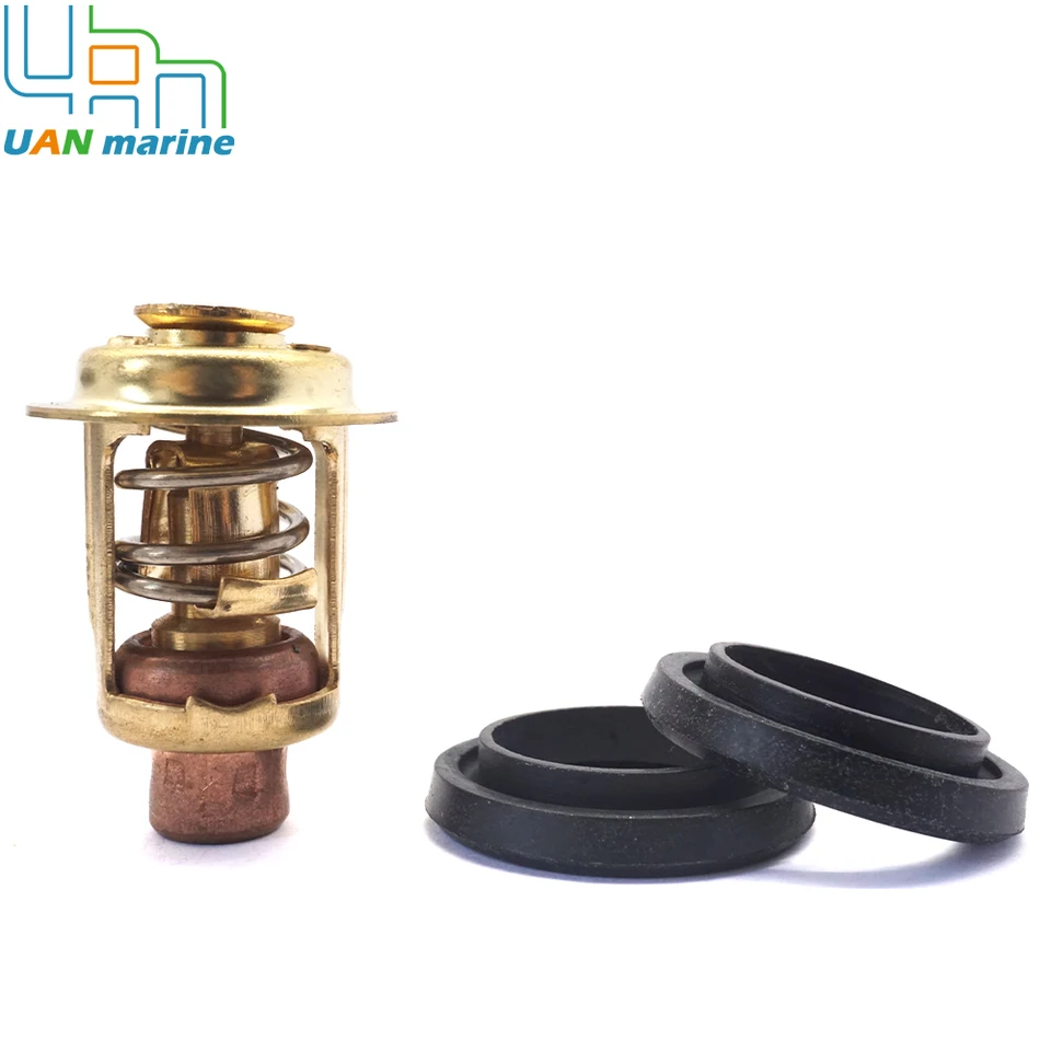 PEGGYLIN Thermostat 60℃ Mit Dichtung - Passend Für Mercury Mariner Außenborder 15-90 PS