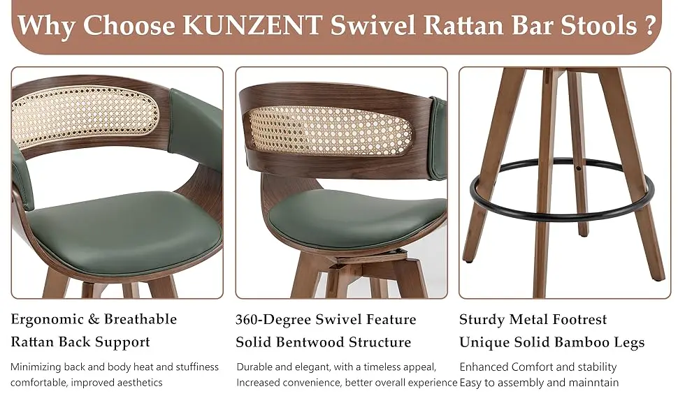 mid century modern bar stools