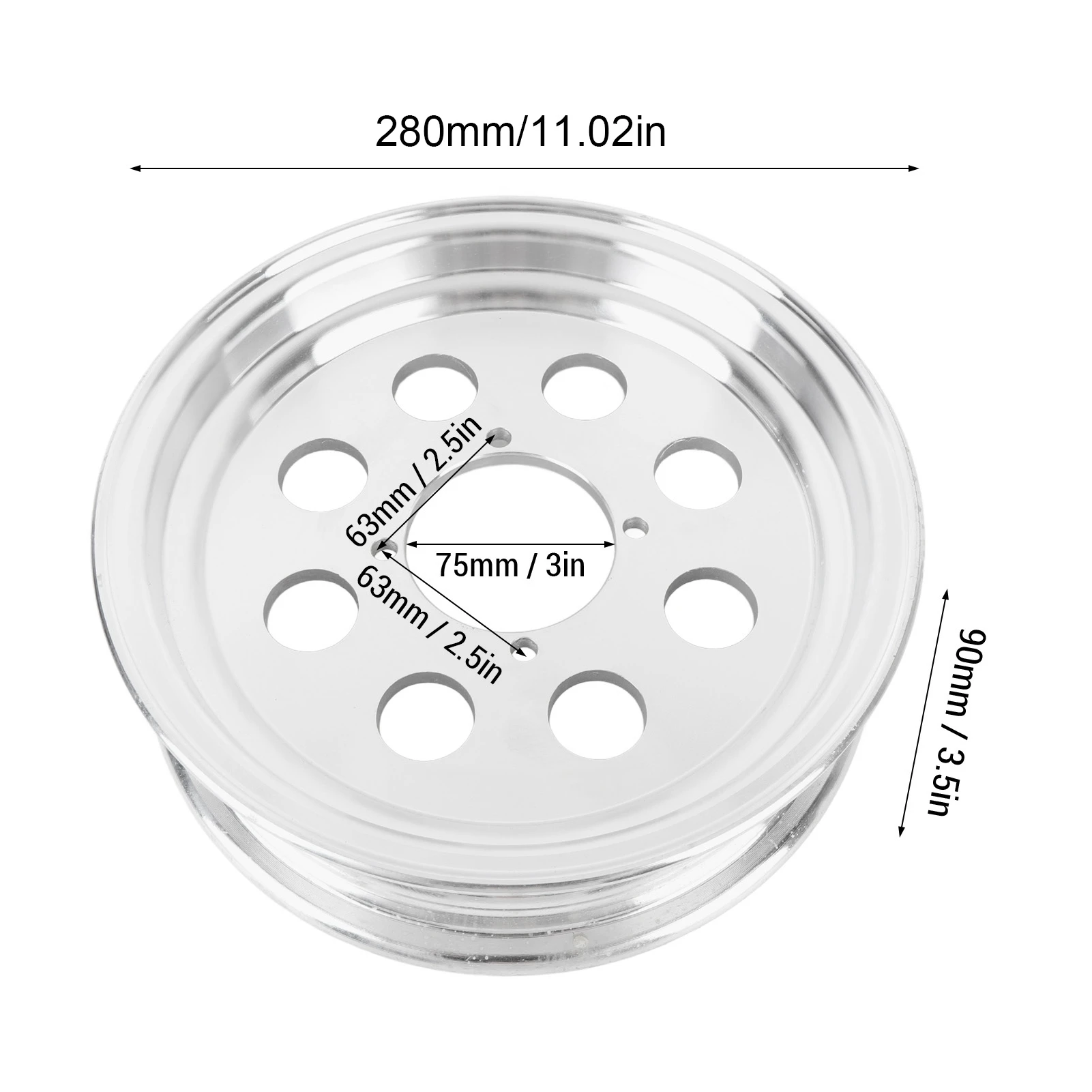 10 Inch Aluminum Alloy Motorcycle Front Wheel Rim For Monkey Z50 Z50R Z50J series Bike Mini Motorcycle Accessories