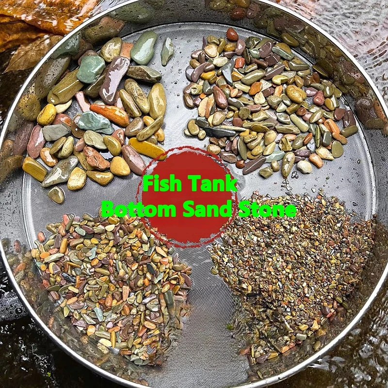 100/200/500g Fish Tank Bottom Sand Stone Aquarium Landscape Native Stream Natural Sand Stone Garden DIY Accessories Decorations 1