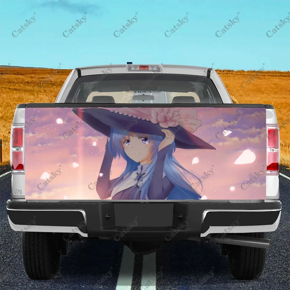 

Anime Sukasuka Anime Girl Truck Decals Truck Tailgate Decal Sticker Wrap , Bumper Stickers Graphics for Car Trucks SUV