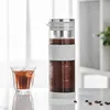 Leeseph-cafetera fría hermética portátil, Infusor de té, jarra de vidrio, 800ml