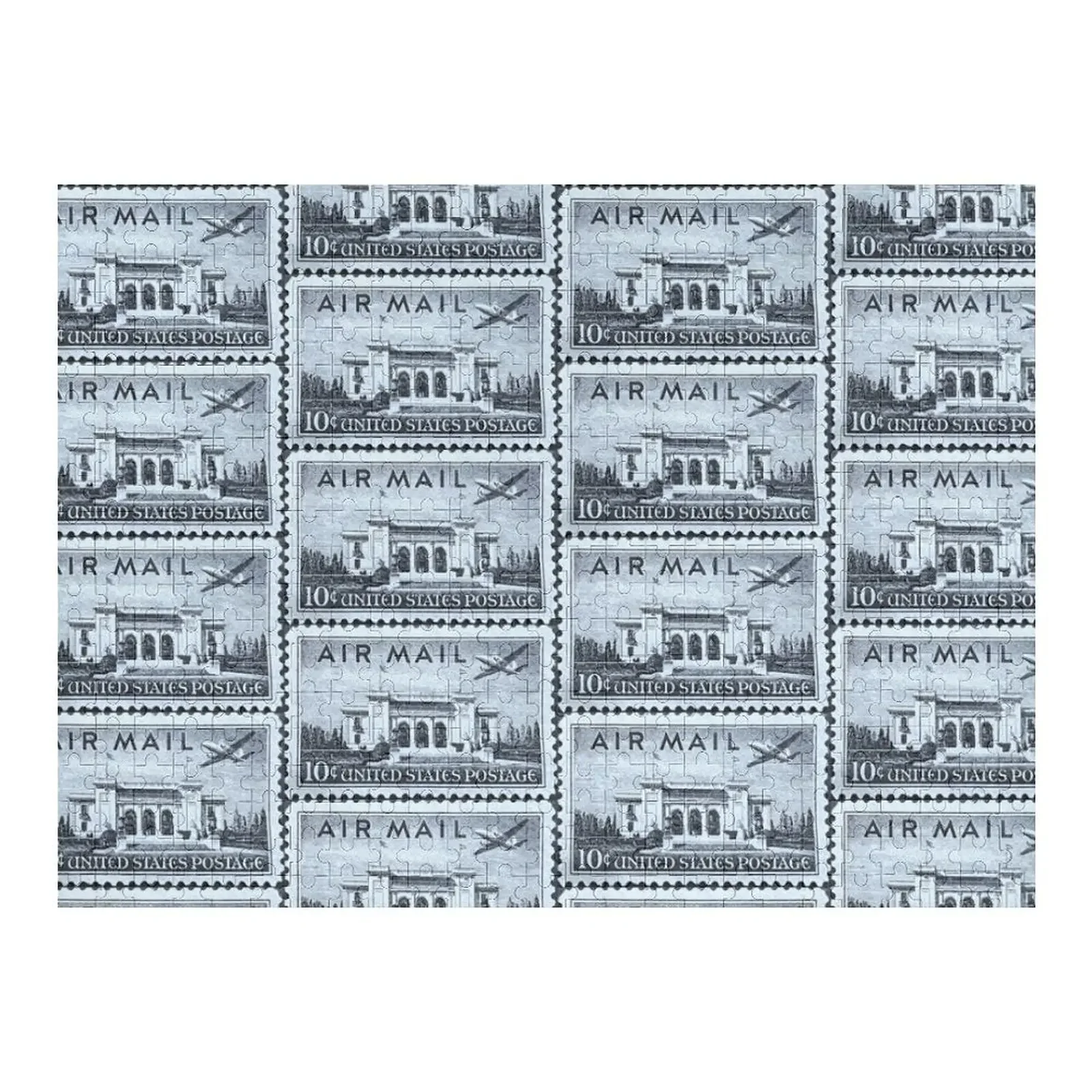 

Pan American Building Air Mail Vintage Postage Stamp Jigsaw Puzzle Photo Iq Jigsaw Custom Works Of Art Puzzle