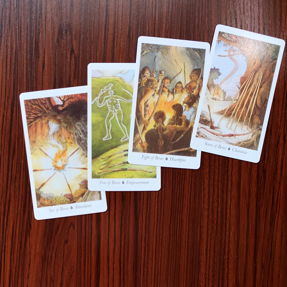 The Wildwood Divination Tarot Deck with a glossy, smooth and easily shuffled surface, it is durable 3