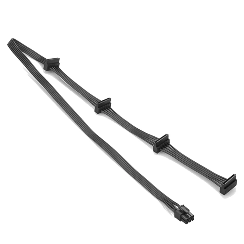

Новый-Pcie 6-контактный штекер-Sata 1 на 4 Sata разъем питания сплиттер для Corsair модульный RM650X RM750X кабель питания