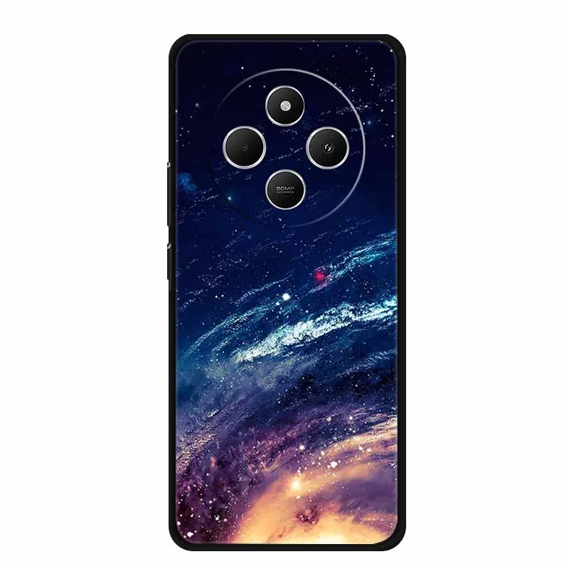 Sleek Black Silicone Shockproof Phone Case - Soft Protective Back Cover