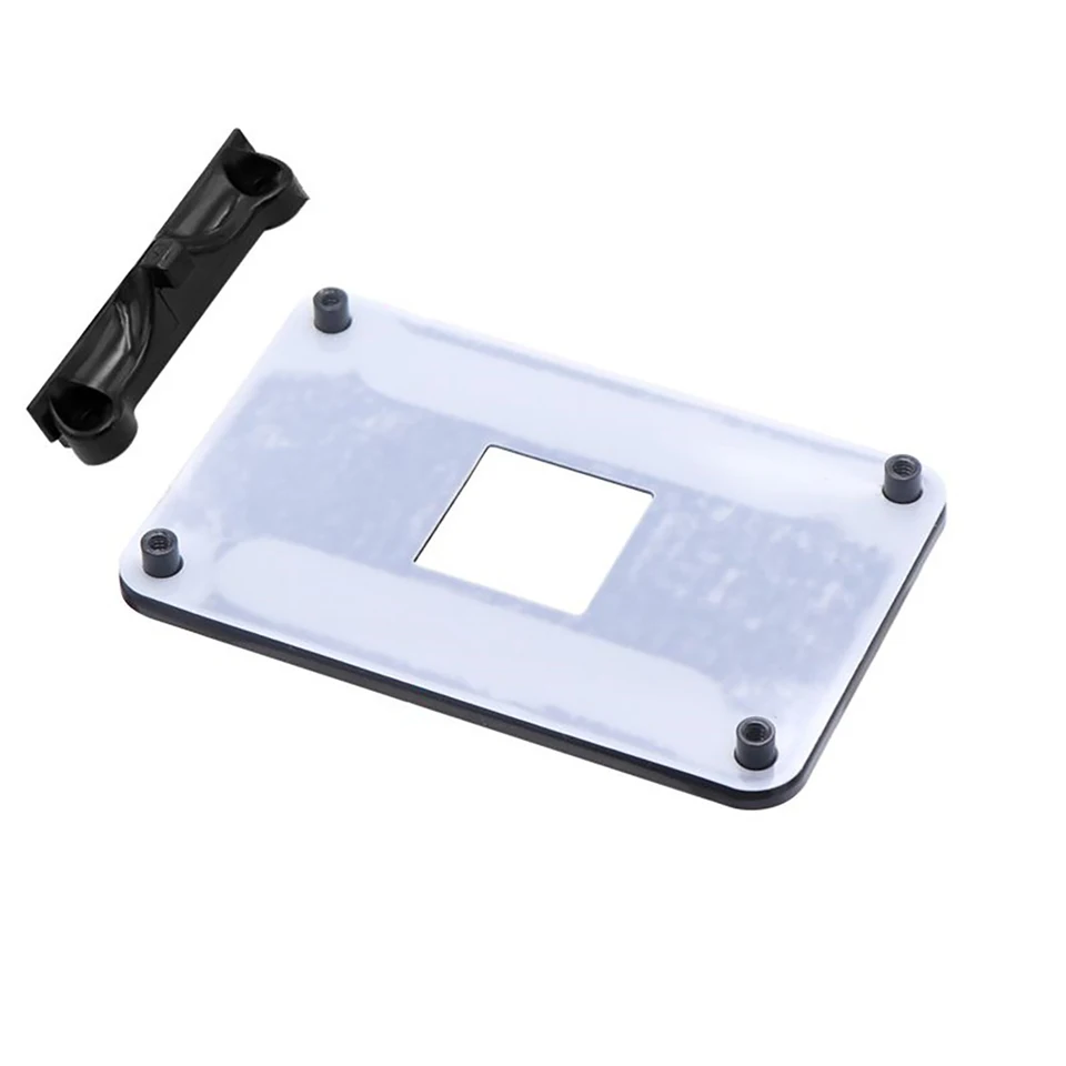 Backplate In Ferro Per Dissipatore CPU – Piastra Di Montaggio AM4 Per AMD, Staffa Isolata 10,4 X 6,9 X 1 Cm (47g, Colore Nero) - 2