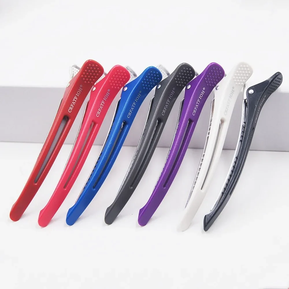 Description Picture 2 of item6Pcs Alligator Hair Clips Hairdressing Clamps Claws Section Clips Barber Crocodile Hairpin Salon Styling Tools Hair Accessories