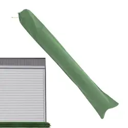 Sandbag Water Barrier Flooding Canvas Sandless Green Long Sand Bags Garage Flood Protection Barriers Flexible Flood Protection