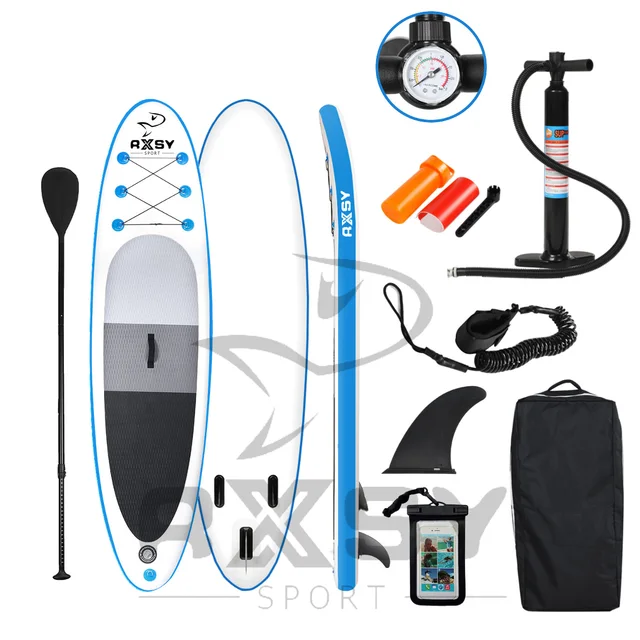 320*76*15cm 10,5 ft Wasserski Sup Erwachsene Bord Wasser Sport Bord Boot Beiboot Floß Aufblasbare paddle Surf Board 1