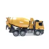 Huina 1574 1:14 10ch Concrete Mixer Truck Remote Control Excavator 2.4g Wireless Remote Control Engineering Truck Toy Gifts 6