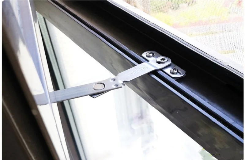 Window limit bracket aluminum alloy casement window windproof stainless steel limiter wind brace