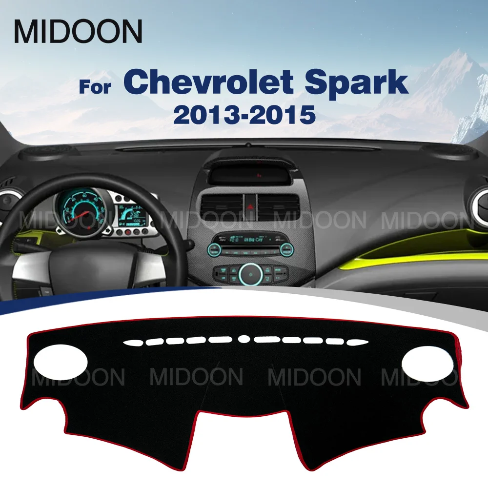 MOTOS Tappetini In Gomma 3D Per Chevrolet Spark II (2005-2009) - Set Antiscivolo Con Bordi Alti, Resistenti E Riciclabili, Adattabilità Perfetta